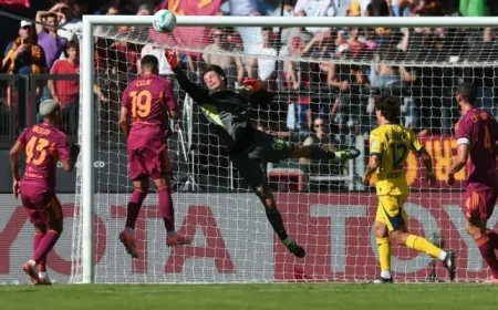 Roma Triumphs Over Hellas Verona 2-0 in Serie A Match