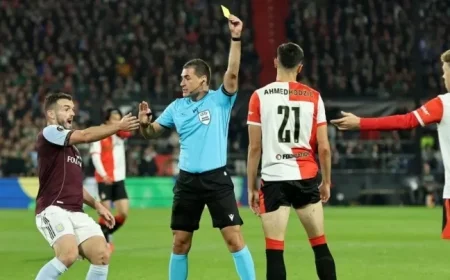 Aston Villa Receives Red Card After Controversial Feyenoord Ruling