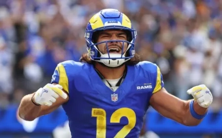 Puka Nacua Aims for Record with Eight Catches Tonight