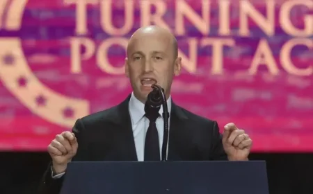 Stephen Miller’s Message to Police Sparks Mixed Reactions