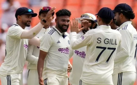 Siraj’s Wobble-Seam Magic Revives Ahmedabad in IND vs WI 1st Test