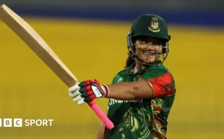 Bangladesh Triumphs Over Pakistan in ICC Women’s World Cup 2025; Debut Fifty for Rubya Haider Jhilik
