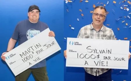 Canadian Lottery Winners Secure $1,000 Daily for Life
