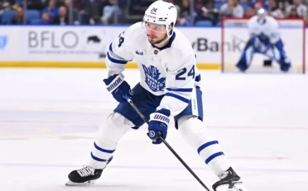 Laughton Faces Weekly Evaluation for Maple Leafs in NHL Report