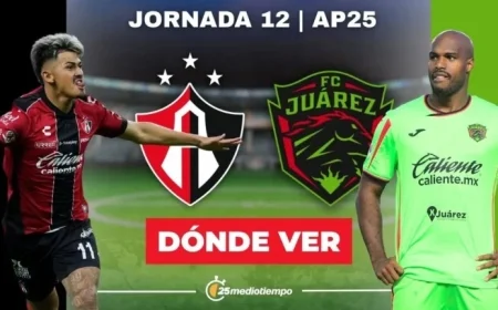 Atlas Faces FC Juárez Live: Liga MX 2025, Matchday 12 Online Today