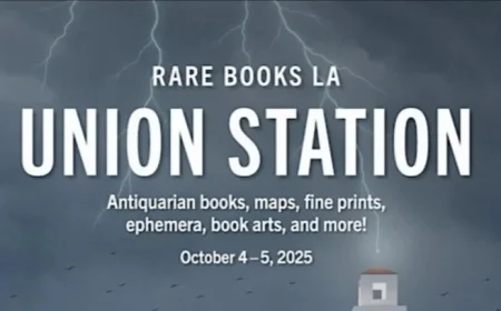 2025 Rare Books LA Celebrates Guillermo Del Toro at Union Station Fair