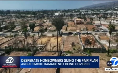 California Fire Victims Sue FAIR Plan over Uncovered Smoke Damage