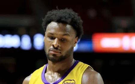 Bronny James Exits Lakers Roster After One Preseason Game