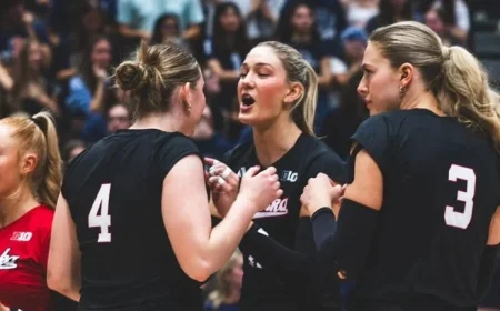 Nebraska Volleyball Sweeps Penn State in Dominant Victory