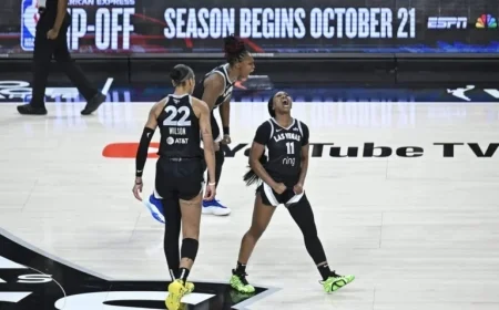 Las Vegas Aces Secure Comeback Win Over Phoenix Mercury in WNBA Finals Game 1