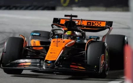 Fernando Alonso Sets Fastest Lap Time in Singapore