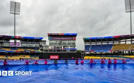 Australia vs. Sri Lanka ICC Women’s World Cup 2025 Match Rained Out in Colombo