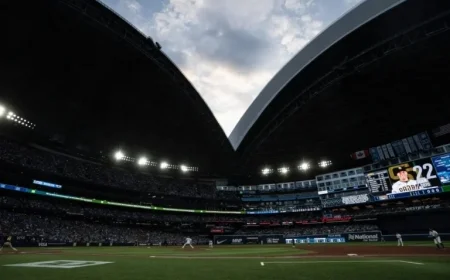 Rogers Centre Roof Opens for ALDS Games 1 and 2