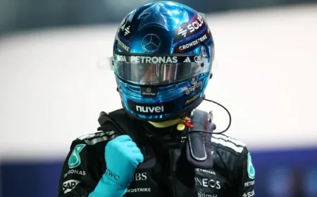 George Russell Clinches Singapore GP Pole, Outpacing Verstappen and Piastri