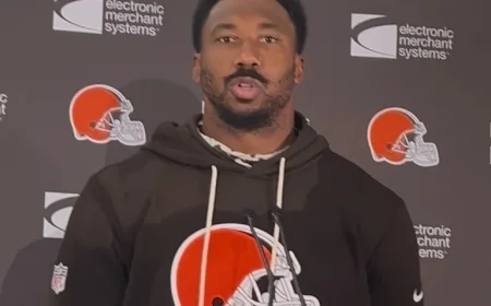 Myles Garrett Praises Rookie QB Dillon Gabriel for Exceptional Performance