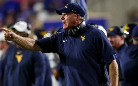 Bear Bachmeier Impresses West Virginia’s Coach Rich Rodriguez