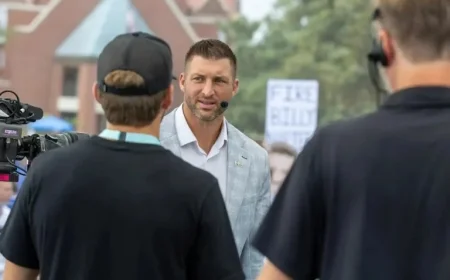 Tim Tebow Unveils Florida-Texas Prediction on “SEC Nation”