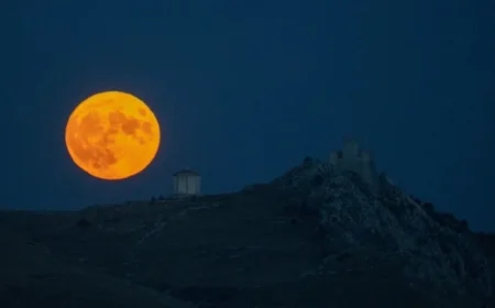 Rare October Supermoon and Shooting Stars Illuminate 2025 Harvest Moon