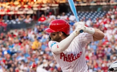 Bryce Harper Welcomes Fourth Son as Phillies Gear Up for NLDS Opener