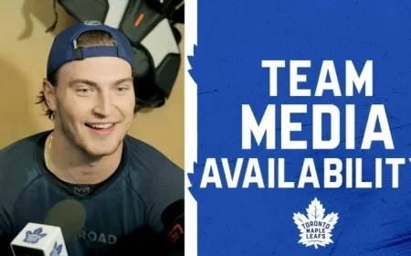 Maple Leafs Media Briefing Before Red Wings Game on October 4, 2025