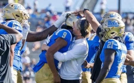 UCLA Upsets No. 7 Penn State, Secures First Victory with Neuheisel