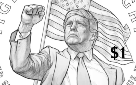 Treasury Highlights New Trump Coin Design