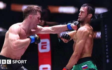 Usman Nurmagomedov Defeats Paul Hughes on Points in Rematch