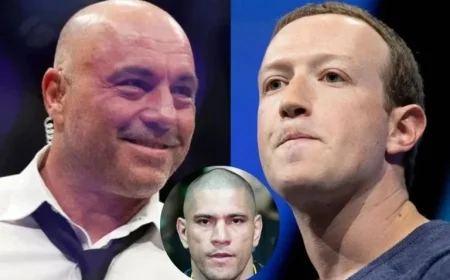 Joe Rogan Criticizes Zuckerberg at UFC 320 for Pereira ‘Shadow Ban’