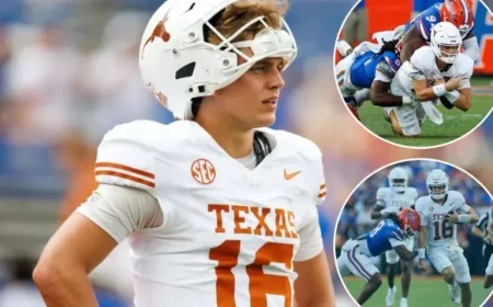 Texas Falls to Florida as Arch Manning’s Struggles Persist