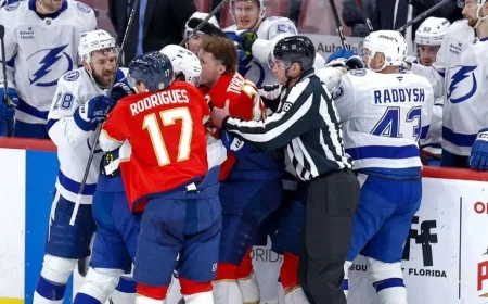 Panthers vs. Lightning: 13 Ejected in Intense Exhibition Match