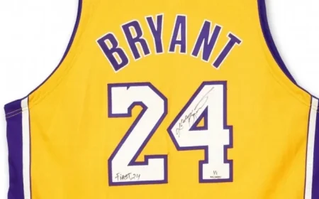 Kobe’s Iconic No. 24 Lakers Jersey Fetches $889K at Auction