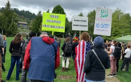 Federal Agents Knock Down Elderly Couple at Portland Protest
