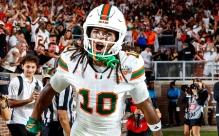 CFP Top 12 Predictions After Week 6: Canes Secure No. 1 Spot