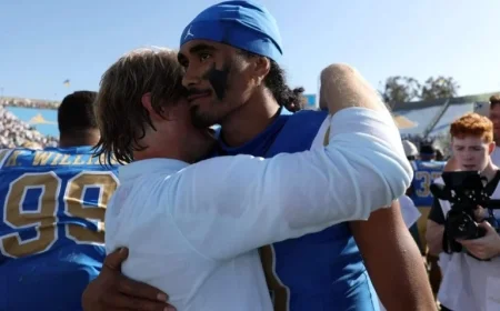 Rick Neuheisel Praises Son’s Play Calling in UCLA Victory