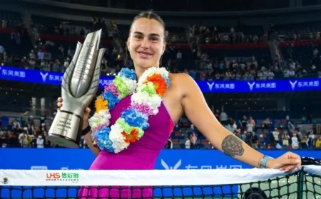 Sabalenka Defends Wuhan Title; Osaka Faces Fernandez in Opening Match