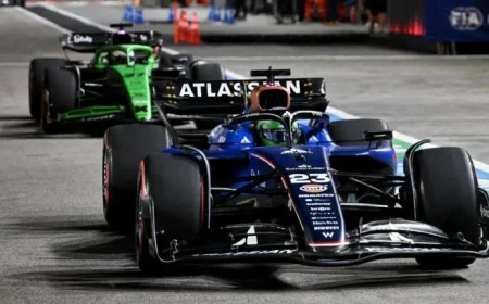 Williams Faces Double Disqualification in Singapore Grand Prix