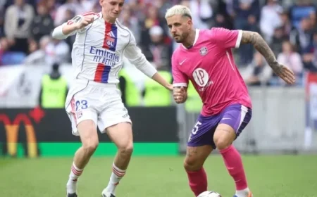 Toulouse Defeats Lyon 2-1 in Dramatic Match Conclusion