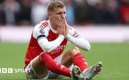 Arsenal’s Martin Odegaard Sets Unfortunate Injury Record