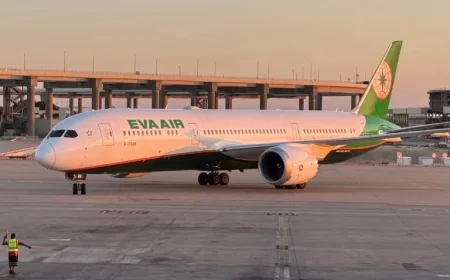 EVA Air Begins Highly Anticipated DFW-Taiwan Flights