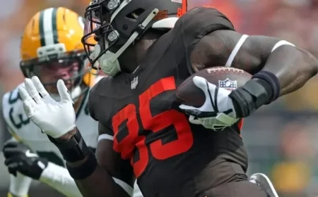 David Njoku’s Injury Status Ahead of Week 5 Matchup vs. Vikings