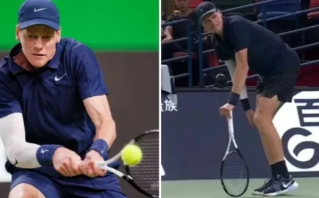 Jannik Sinner Withdraws Due to Cramping Against Griekspoor