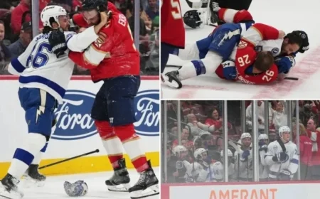 Panthers-Lightning Preseason Clash Erupts with 65 Penalties