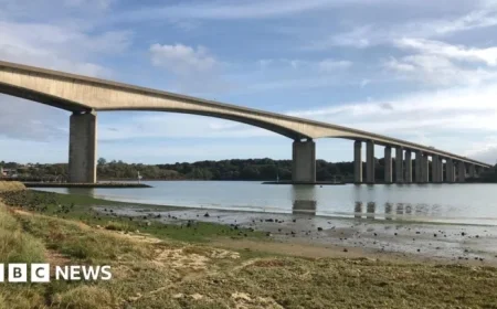 Police Incident Shuts Down Orwell Bridge Near Ipswich