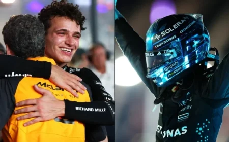 George Russell Triumphs in Singapore, Secures McLaren Teams’ Championship