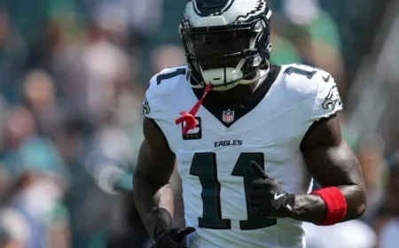 Eagles Lead Broncos: First Quarter Score Updates