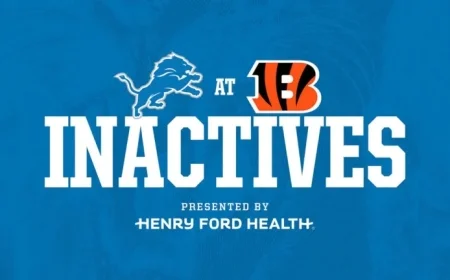 Detroit Lions Battle Cincinnati Bengals in Thrilling NFL Showdown