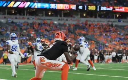 Jake Browning Throws Third Touchdown Pass Versus Detroit