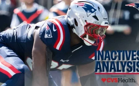 Patriots’ Williams, Davis III Confirmed Active for Sunday Game Against Bills