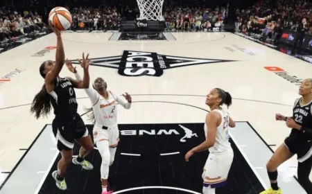 Jackie Young’s Record Performance Secures Aces’ Game 2 Win in WNBA Finals