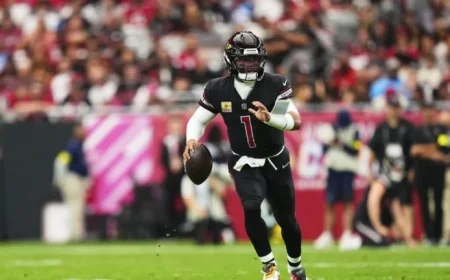 Kyler Murray to Assess Foot Injury Status